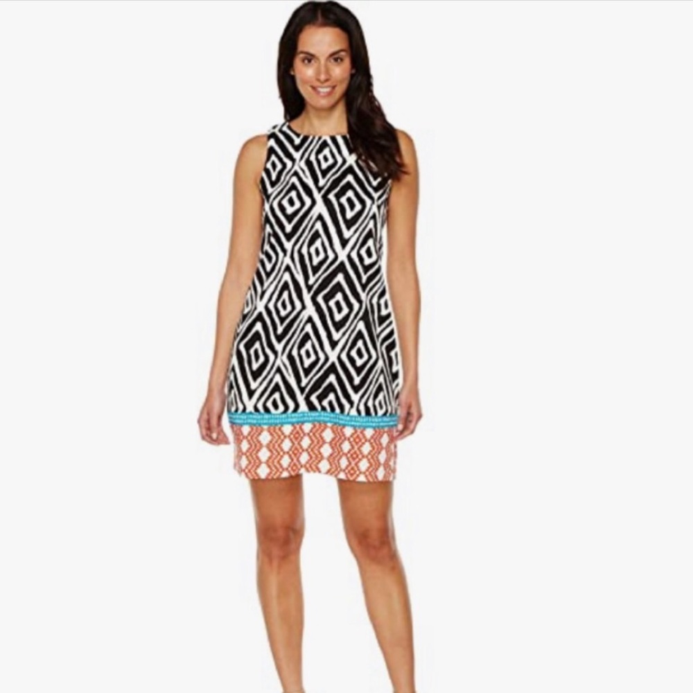 London Times tribal pattern dress size 10!